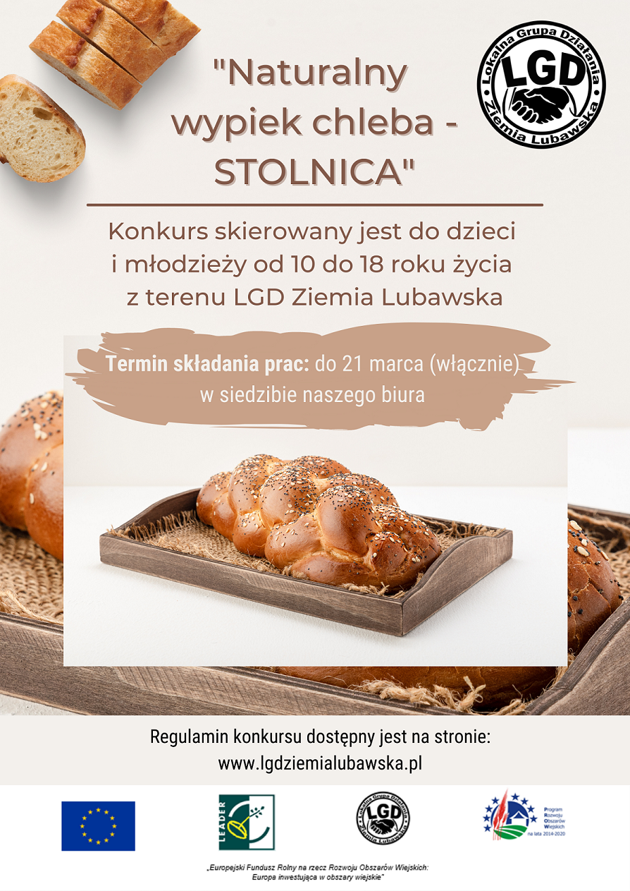 Konkurs rękodzielniczy pt. „Naturalny wypiek chleba – STOLNICA”