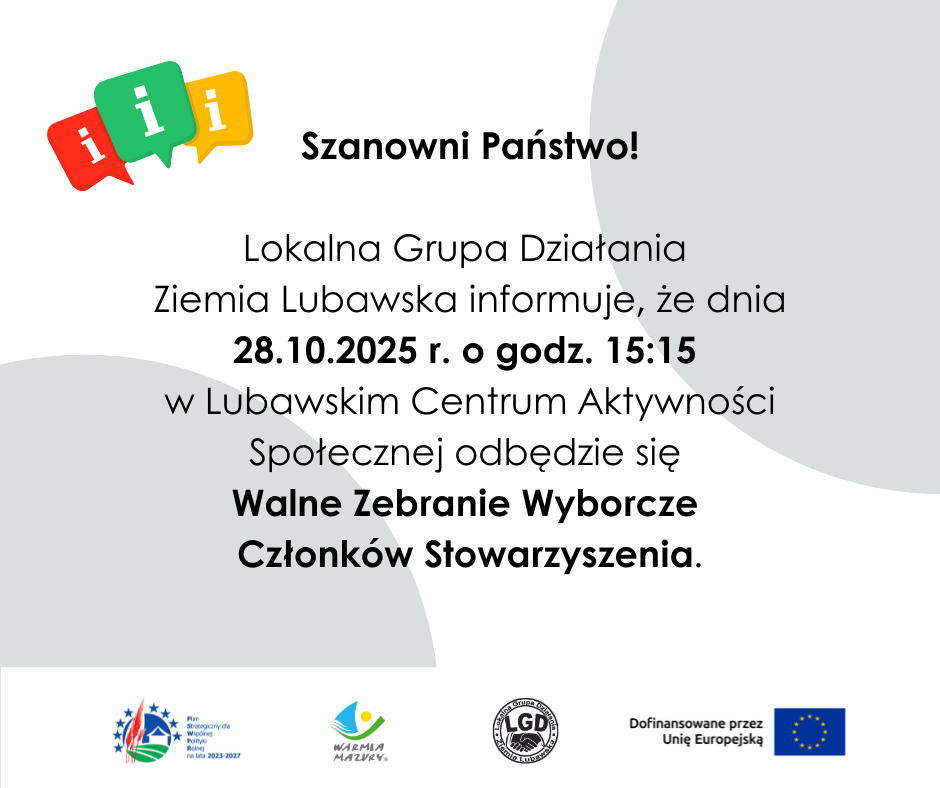 Walne Zebranie Wyborcze Członków Stowarzyszenia