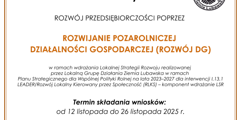 Nabór 2/2025 Rozwój DG