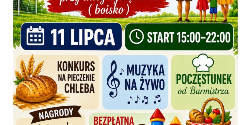 Zapraszamy na Festyn Rodzinny w Nowym Mieście Lubawskim